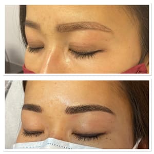 Eyebrow Tattoo result by Elaine's Eyebrows & Lashes in Burlingame, CA