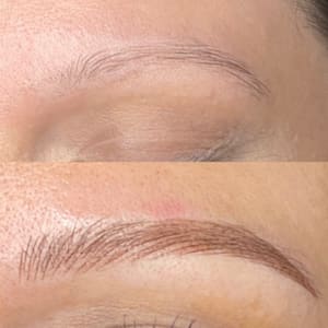 Eyebrow Tattoo result by Elayne Ink in Franklin, TN