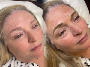 Eyebrow Tattoo result by Elegance Beauty Lounge in Columbus, NC