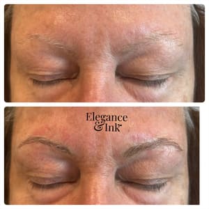 Eyebrow Tattoo result by Elegance & Ink in Groton, CT