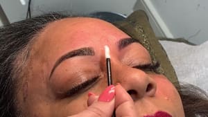 Eyebrow Tattoo result by Elegance Lash & Brow Salon in Dallas, TX
