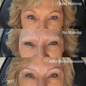 Eyebrow Tattoo result by Elegant Arches LLC in Hays, KS