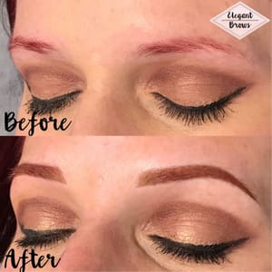 Eyebrow Tattoo result by Elegant Brows in Smithfield, UT