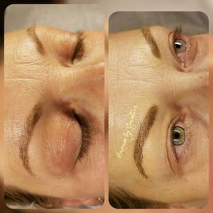 Eyebrow Tattoo result by Elements Salon Spa Retreat in Dyer, IN