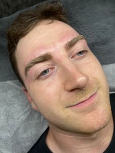 Eyebrow Tattoo result by Elena G Beauty in El Segundo, CA