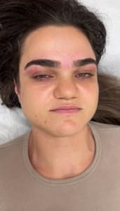 Eyebrow Tattoo result by Elena G Beauty in El Segundo, CA