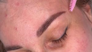 Eyebrow Tattoo result by Elena Saenko Permanent Makeup Studio in San Ramon, CA