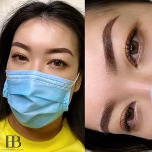Eyebrow Tattoo result by Elevate Beauty Studio in Artesia, CA