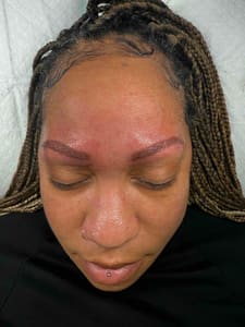 Eyebrow Tattoo result by Elevate Brows & Beauty Spa in Merrick, NY