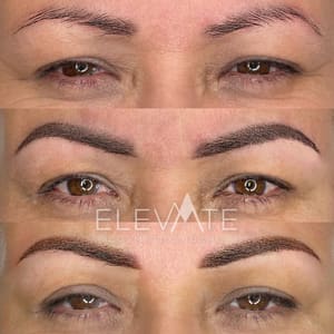 Eyebrow Tattoo result by Elevate Cosmetics Idaho in Idaho Falls, ID