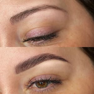 Eyebrow Tattoo result by Elevate Cosmetics Idaho in Idaho Falls, ID