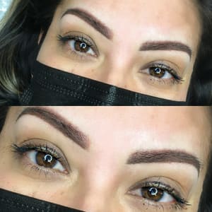 Eyebrow Tattoo result by Elevate Cosmetics Idaho in Idaho Falls, ID