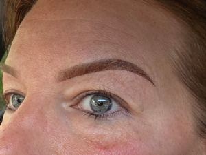 Eyebrow Tattoo result by Elevated Brow Permanent Makeup Studio & Academy in Oak Ridge, TN
