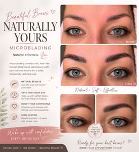 Eyebrow Tattoo result by Eleven Medspa and Aesthetics in Mankato, MN