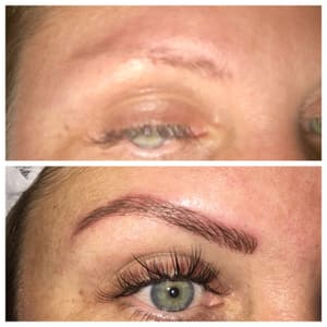 Eyebrow Tattoo result by Eliana Sofia Permanent Makeup in El Segundo, CA