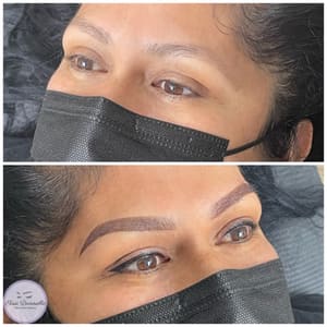 Eyebrow Tattoo result by Elisia Dannielle PMU in Simi Valley, CA