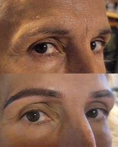 Eyebrow Tattoo result by Elite Beauty Brows in Springfield, MA