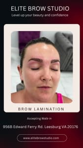 Eyebrow Tattoo result by Elite Brow Studio (Threading, Waxing, Tinting & Lamination) in Leesburg, VA