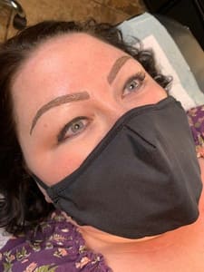 Eyebrow Tattoo result by Elite Enhancements in Stow, OH