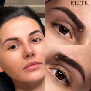 Eyebrow Tattoo result by Elite Permanent Makeup in Bellevue, WA