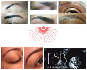 Eyebrow Tattoo result by Elite Styles and Beauty in Clinton Township, MI