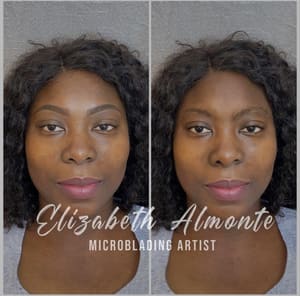 Eyebrow Tattoo result by Elizabeth almonte Microblading artist in Lawrence, MA