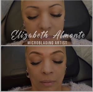 Eyebrow Tattoo result by Elizabeth almonte Microblading artist in Lawrence, MA
