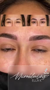 Eyebrow Tattoo result by Ella K Group LLC in San Antonio, TX