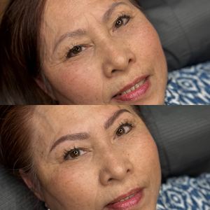 Eyebrow Tattoo result by Elle 14 Ink Studio in Germantown, TN