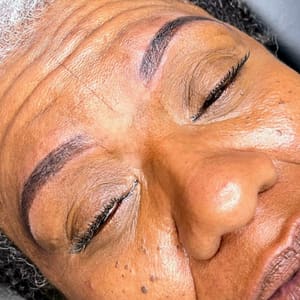 Eyebrow Tattoo result by Elleuminating Beauty Studio in Euless, TX