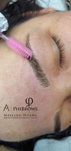 Eyebrow Tattoo result by Ellys Brows and Beauty in Katy, TX