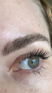 Eyebrow Tattoo result by Ellys Brows and Beauty in Katy, TX