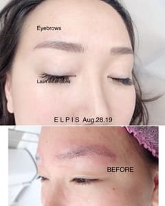 Eyebrow Tattoo result by Elpis Beauty Inc - Buena Park in Buena Park, CA