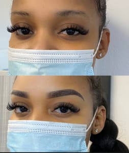 Eyebrow Tattoo result by Em Beauty Haus in Lafayette, LA