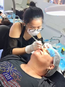 Eyebrow Tattoo result by Emazing Brows Microblading Studio in Westminster, CA