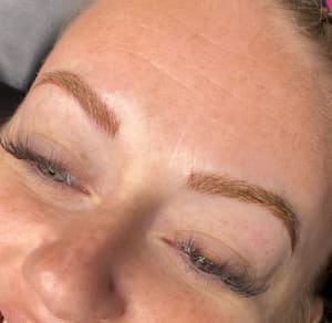 Eyebrow Tattoo result by Embellished By Linds in Anderson, IN