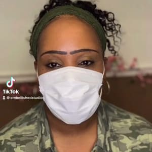 Eyebrow Tattoo result by Embellished Studio in Downers Grove, IL