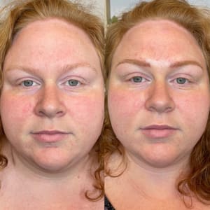 Eyebrow Tattoo result by Ember Brows in Ivins, UT