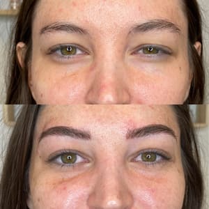 Eyebrow Tattoo result by Ember Brows in Ivins, UT