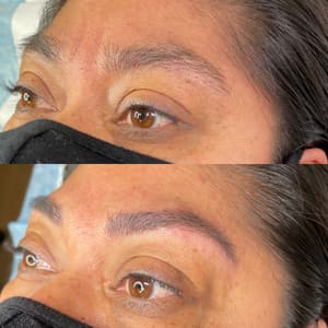 Eyebrow Tattoo result by Ember Brows in Ivins, UT