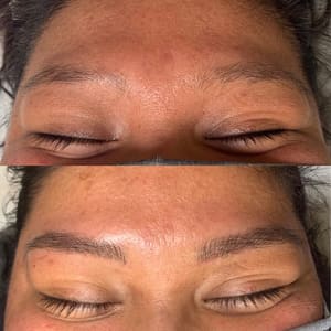 Eyebrow Tattoo result by Ember Brows in Ivins, UT