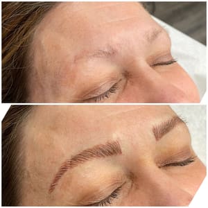 Eyebrow Tattoo result by Emi Microblading Studio in Carmel, IN