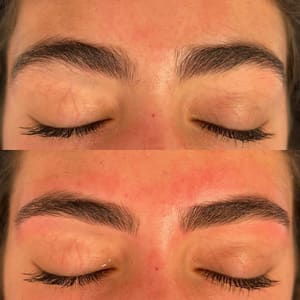 Eyebrow Tattoo result by Emily Bonney- Esthetician in Dallas, TX