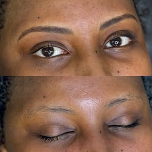 Eyebrow Tattoo result by Emily Panten Tattoo in Minneapolis, MN