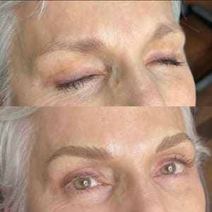 Eyebrow Tattoo result by Emily Panten Tattoo in Minneapolis, MN