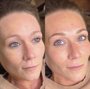 Eyebrow Tattoo result by Emily Panten Tattoo in Minneapolis, MN