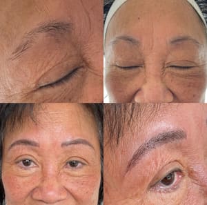 Eyebrow Tattoo result by EMME Lash & Beauty - Newton in Newton, MA