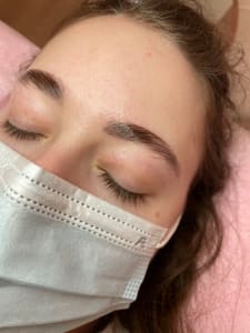 Eyebrow Tattoo result by EMME Lash & Brow in Cambridge, MA