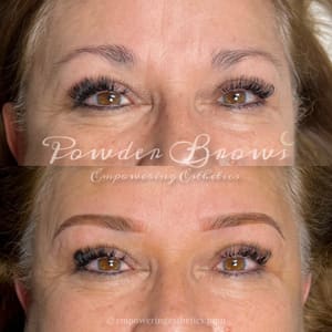 Eyebrow Tattoo result by Empowering Esthetics in Bakersfield, CA