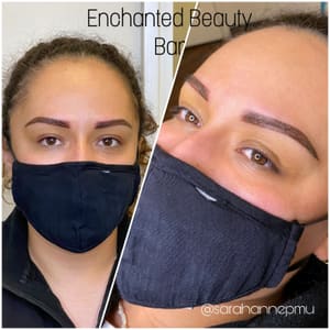Eyebrow Tattoo result by Enchanted Beauty Bar in Mt Prospect, IL